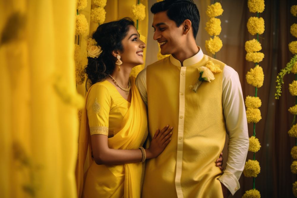 haldi ceremony yellow outfit ideas groom